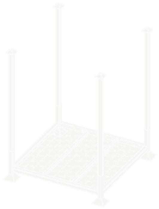 Portable steel stack rack with removable posts